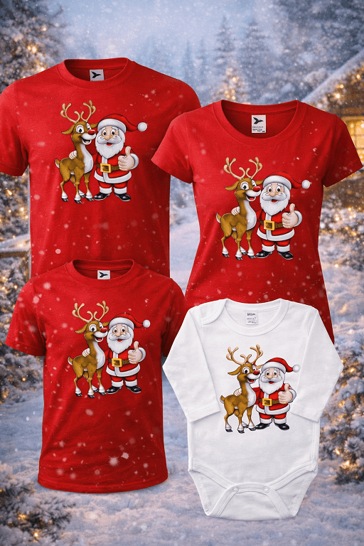 rodinné tričká Sob a Mikuláš mk